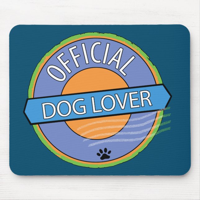 Alfombrilla De Ratón Perro Oficial Lover (Frente)