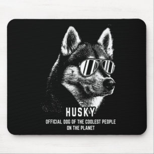 Alfombrilla De Ratón Perro oficial siberiano Husky, el más frío