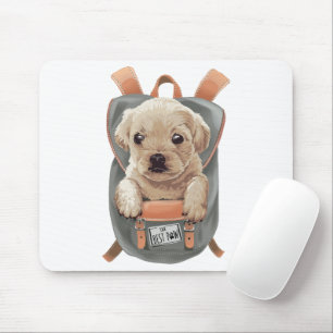 Alfombrilla De Ratón perro pato con bolsos tapis de souris