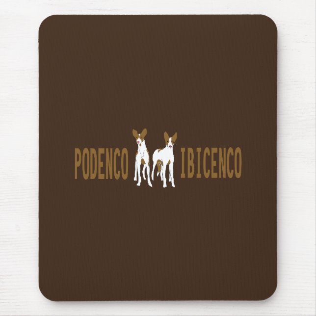 Alfombrilla De Ratón perro-Podenco Ibicenco (Frente)