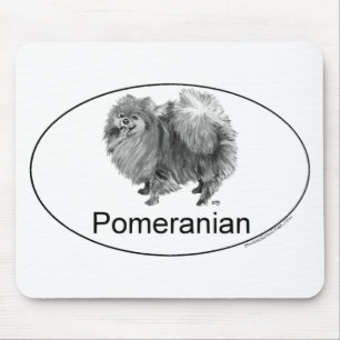 Alfombrilla De Ratón Perro Pomerania Eruo