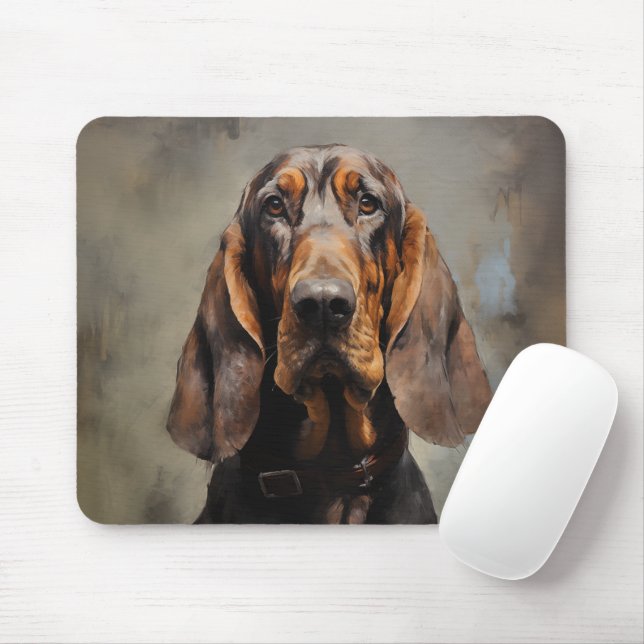 Alfombrilla De Ratón Perro sangriento (Con ratón)