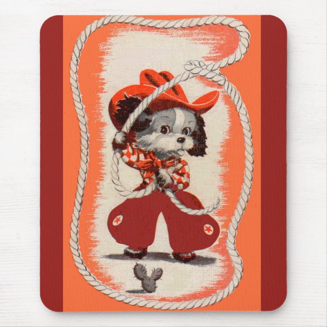 Alfombrilla De Ratón perro vaquero (Frente)