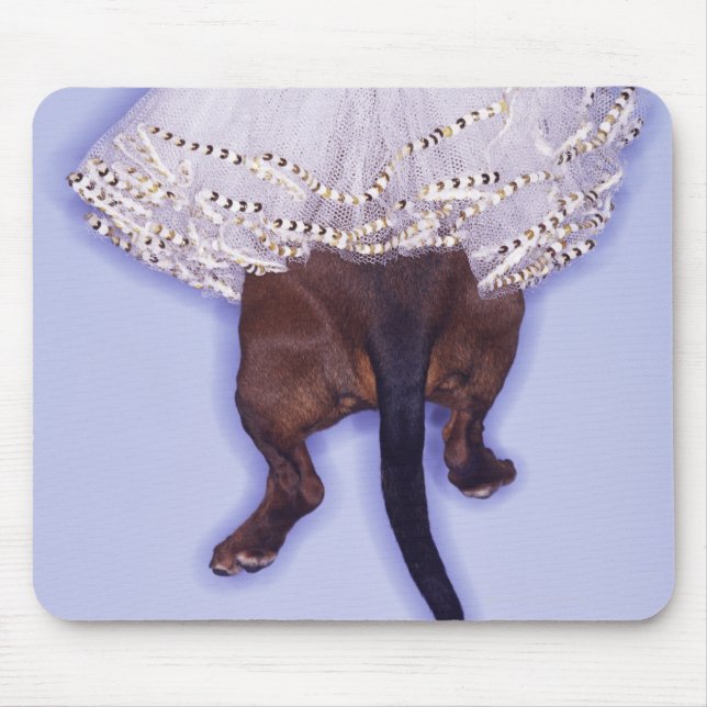 Alfombrilla De Ratón Perro vestido (Frente)