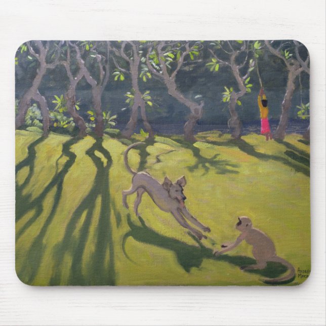 Alfombrilla De Ratón Perro y mono 1998 (Frente)