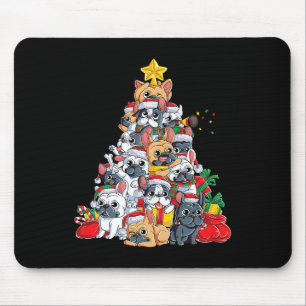 Alfombrilla De Ratón Perros adorables Navidades felices Perros gracioso