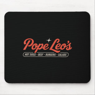 Alfombrilla De Ratón Perros calientes de Pope Leo Hamburguesas de terne