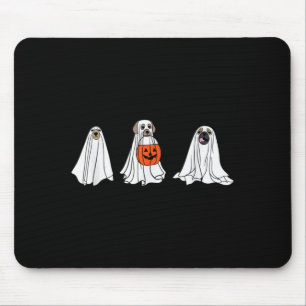 Alfombrilla De Ratón Perros Como Fantasmas Para Halloween Perros Fantas