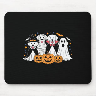 Alfombrilla De Ratón Perros De Halloween Cuidados Vestidos Para Los Ama