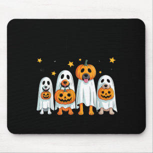 Alfombrilla De Ratón Perros de Halloween Vibraciones Espeluznantes