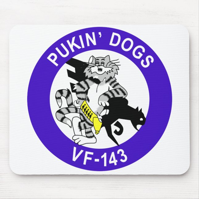 Alfombrilla De Ratón Perros de VF-143 Pukin (Frente)