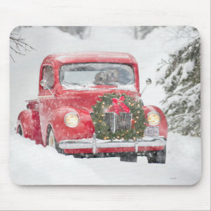 Alfombrilla De Ratón Perros en un camión