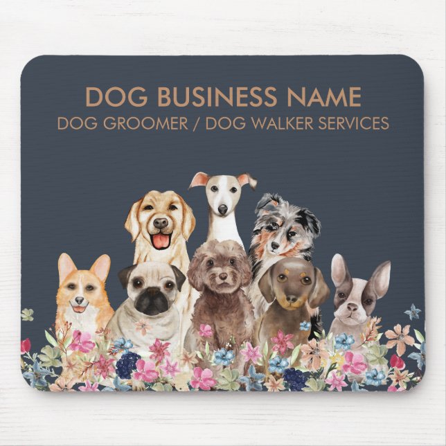 Alfombrilla De Ratón Perros Modernos (Frente)