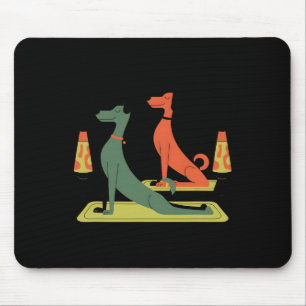 Alfombrilla De Ratón Perros Modernos Retro de mediados de siglo Estilo 