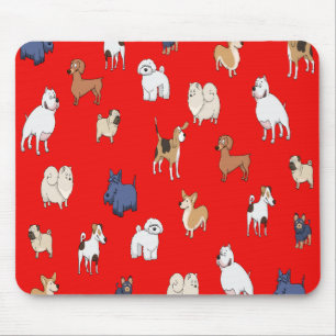 Alfombrilla De Ratón Perros Mousepad