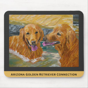 Alfombrilla De Ratón Perros perdigueros de oro Mousepad divertido