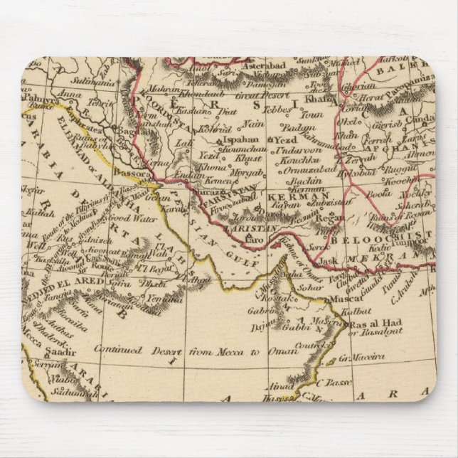 Alfombrilla De Ratón Persia, Arabia (Frente)