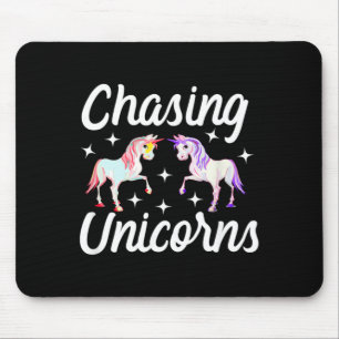 Alfombrilla De Ratón Persiguiendo Unicornios Mágicos