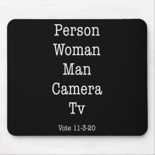 Alfombrilla De Ratón Persona Mujer Hombre Cámara Tv Votar 11-3 