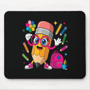 Alfombrilla De Ratón Personaje de Lápiz Aprender Crear
