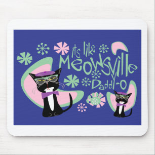 Alfombrilla De Ratón Personaje del personalizado Beatnik Cincuenta esló