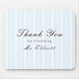 Alfombrilla De Ratón Personalised Thank You Teacher Mouse Pad Bluebell