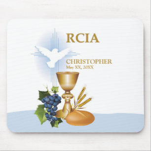 Alfombrilla De Ratón Personaliza, Felicitaciones RCIA Sacramento Católi