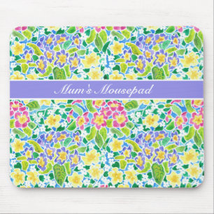 Alfombrilla De Ratón Personalizable, Bonito Primroses Mousepad