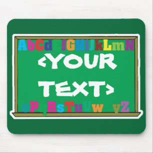 Alfombrilla De Ratón Personalizable Chalkboard,<YOURTEXT>