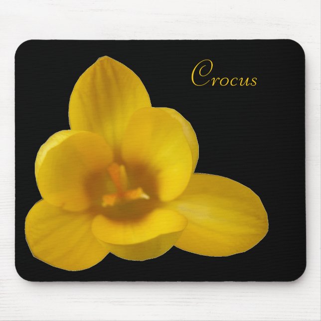 Alfombrilla De Ratón Personalizable Crocus Mousepad (Frente)