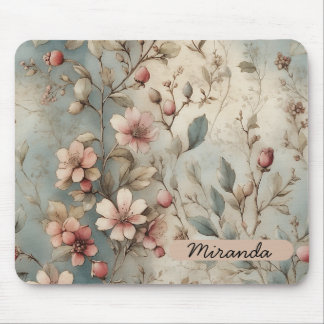 Alfombrilla De Ratón Personalizable de almohadilla de ratón de Florals 