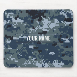 Alfombrilla De Ratón Personalizable del camuflaje de la marina de