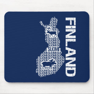 Alfombrilla De Ratón Personalizable FINLAND MAP mousepad