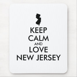 Alfombrilla De Ratón Personalizable MANTENER LA CALMA Y AMAR A NUEVA JE