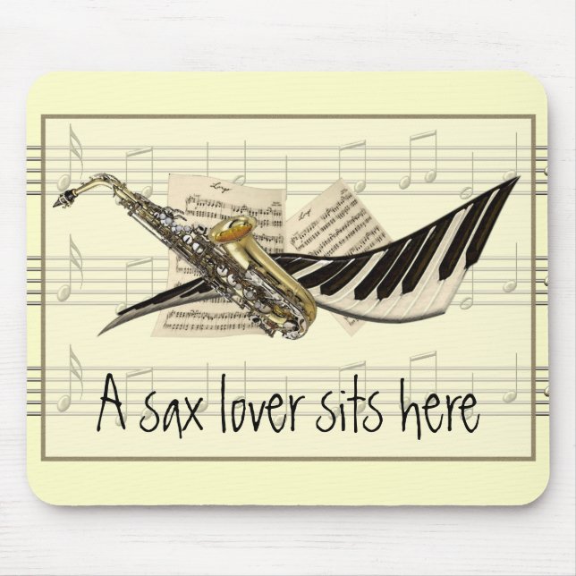 Alfombrilla De Ratón Personalizable Mousepad del diseño de la música (Frente)