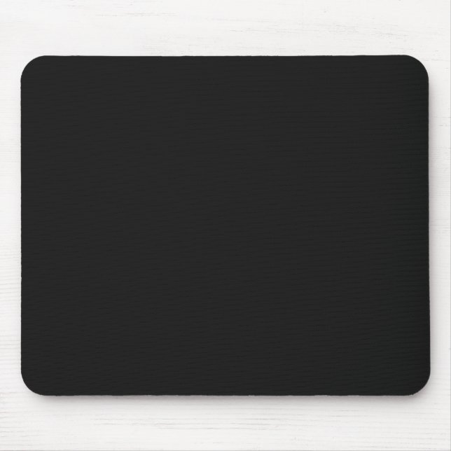 Alfombrilla De Ratón Personalizable negro clásico (Frente)