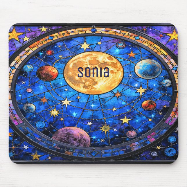 Alfombrilla de ratón personalizada celestial (Frente)