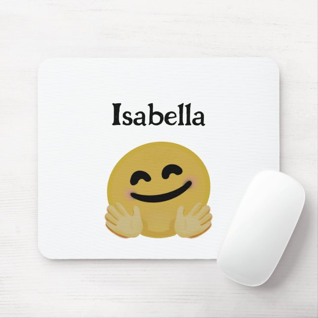 Alfombrilla De Ratón Personalizada la "Emoji enorme" (Con ratón)
