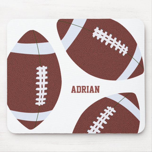 Alfombrilla De Ratón Personalizada la gridiron Ball de fútbol americano (Frente)