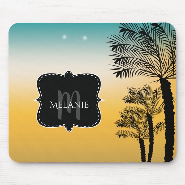 Alfombrilla de ratón personalizada puesta de sol t (Frente)