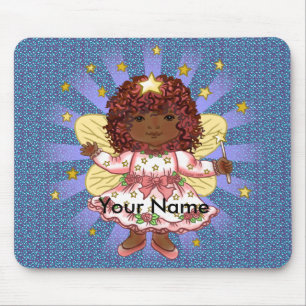Alfombrilla De Ratón Personalizado Afro Chica