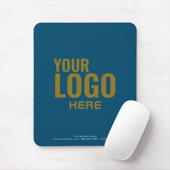 Alfombrilla De Ratón Personalizado Black Mouse Pad Business Logo Promoc (Con ratón)