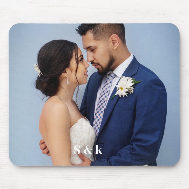 Alfombrilla De Ratón Personalizado con Foto y Texto (Frente)