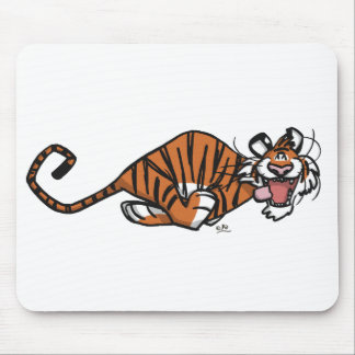 Alfombrilla De Ratón Personalizado corriendo biombo de tigre