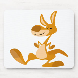 Alfombrilla De Ratón Personalizado Cute Bailando Kangaroo Mousepad