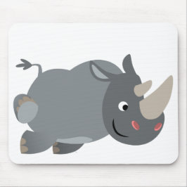 Alfombrilla De Ratón Personalizado Cute Cargando Rhino Mousepad