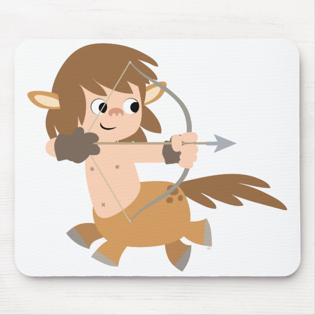 Alfombrilla De Ratón Personalizado Cute Centaur Sagittarius Mousepad (Frente)