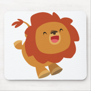 Alfombrilla De Ratón Personalizado Cute Gamboling Lion Mousepad