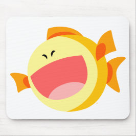 Alfombrilla De Ratón Personalizado Cute Happy Fish Mousepad
