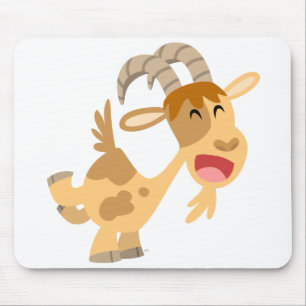 Alfombrilla De Ratón Personalizado Cute Happy Goat Mousepad